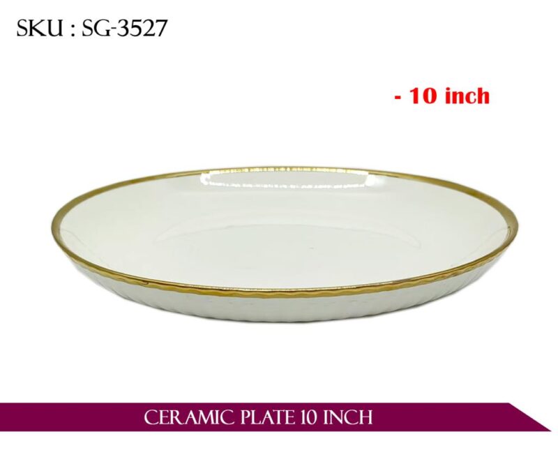 CERAMIC PLATE 9INCH