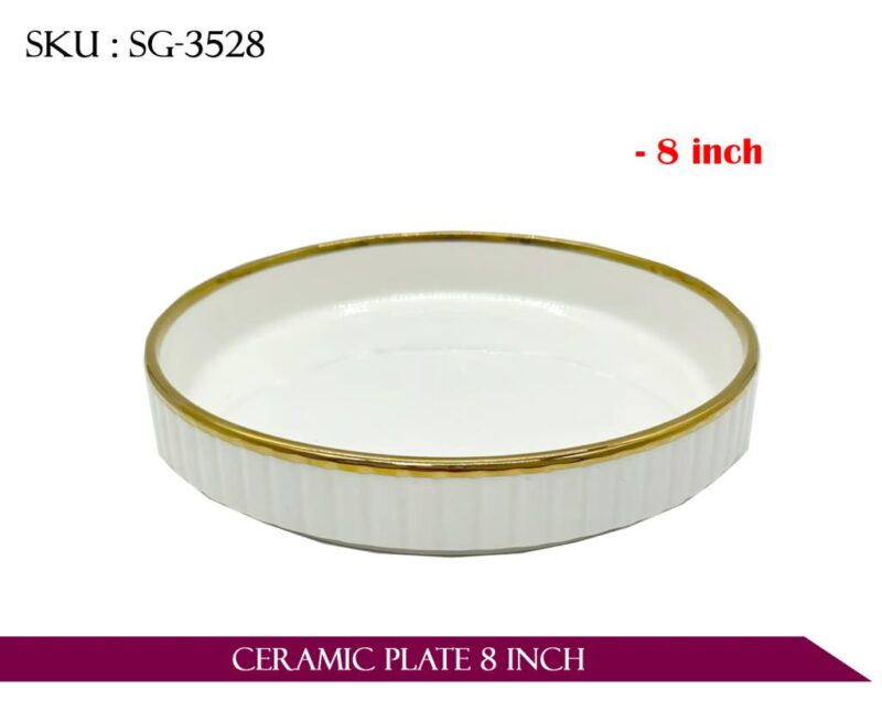 CERAMIC PLATE 8INCH