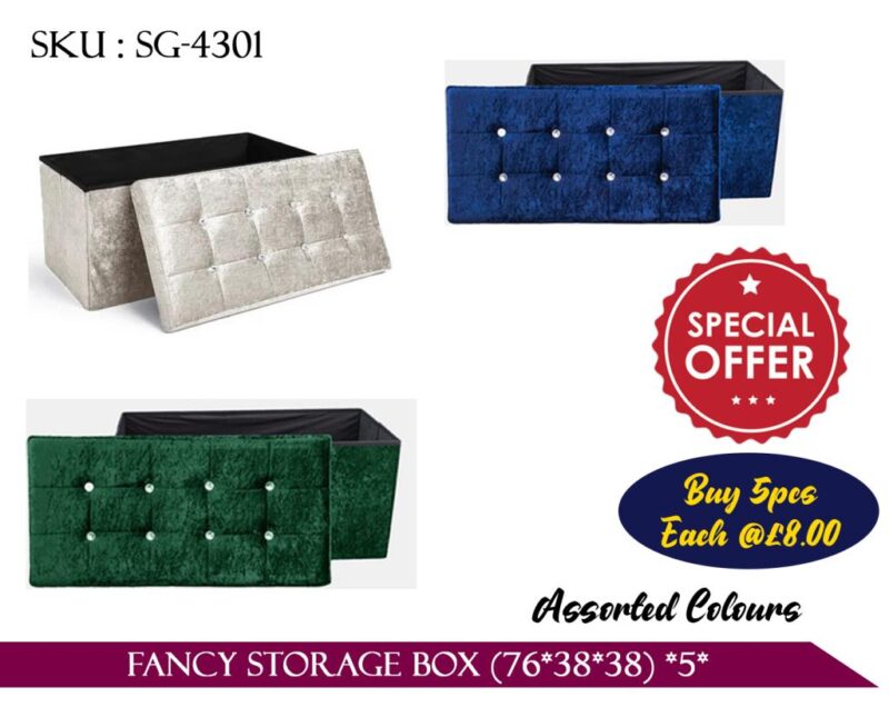FANCY STORAGE BOX (76*38*38) *5*