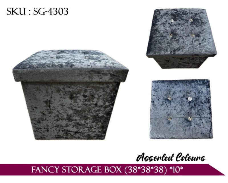 FANCY STORAGE BOX (38*38*38) *10*
