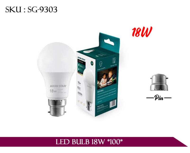 LED BULB 18W *100*
