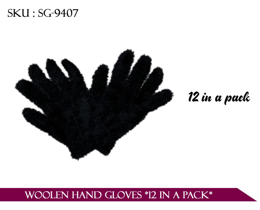 WOOLEN HAND GLOVES (12 IN A PACK) *120*