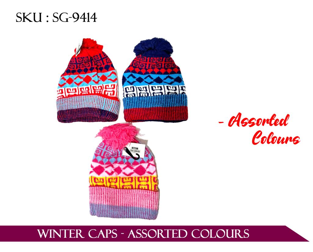 WINTER CAPS - ASSORTED COLOURS