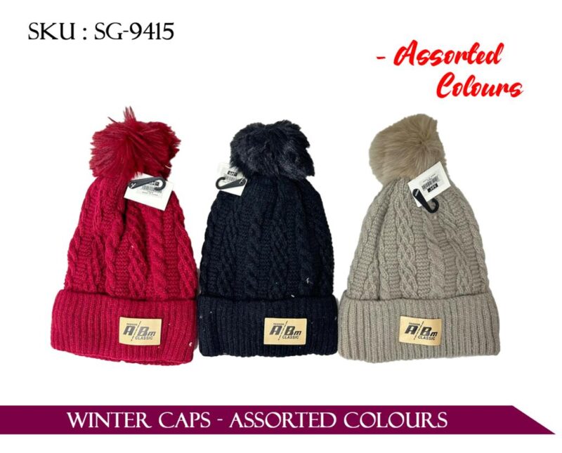WINTER CAPS - ASSORTED COLOURS