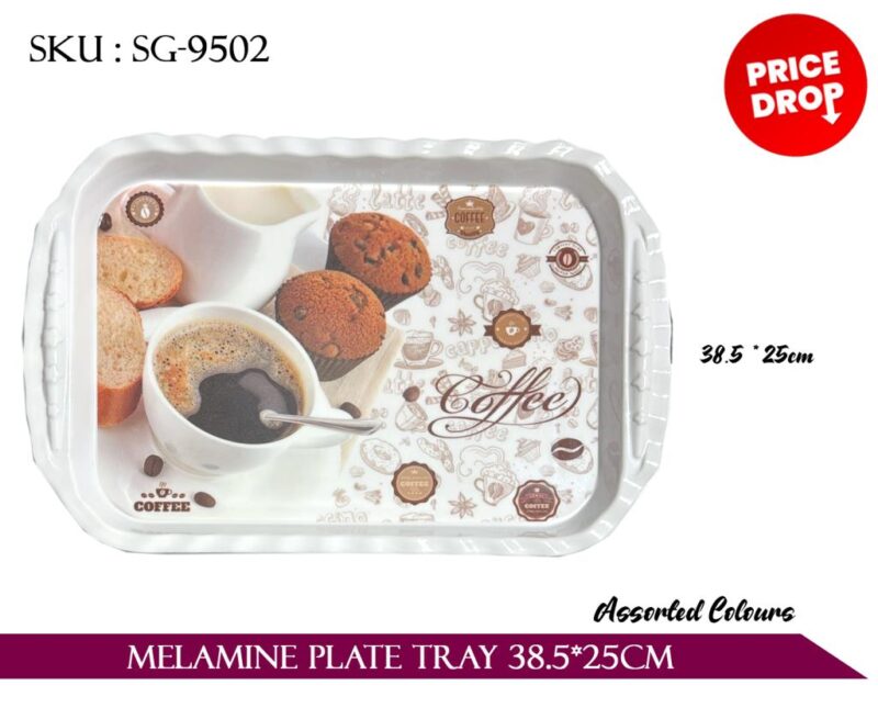 MELAMINE PLATE TRAY 38.5*25