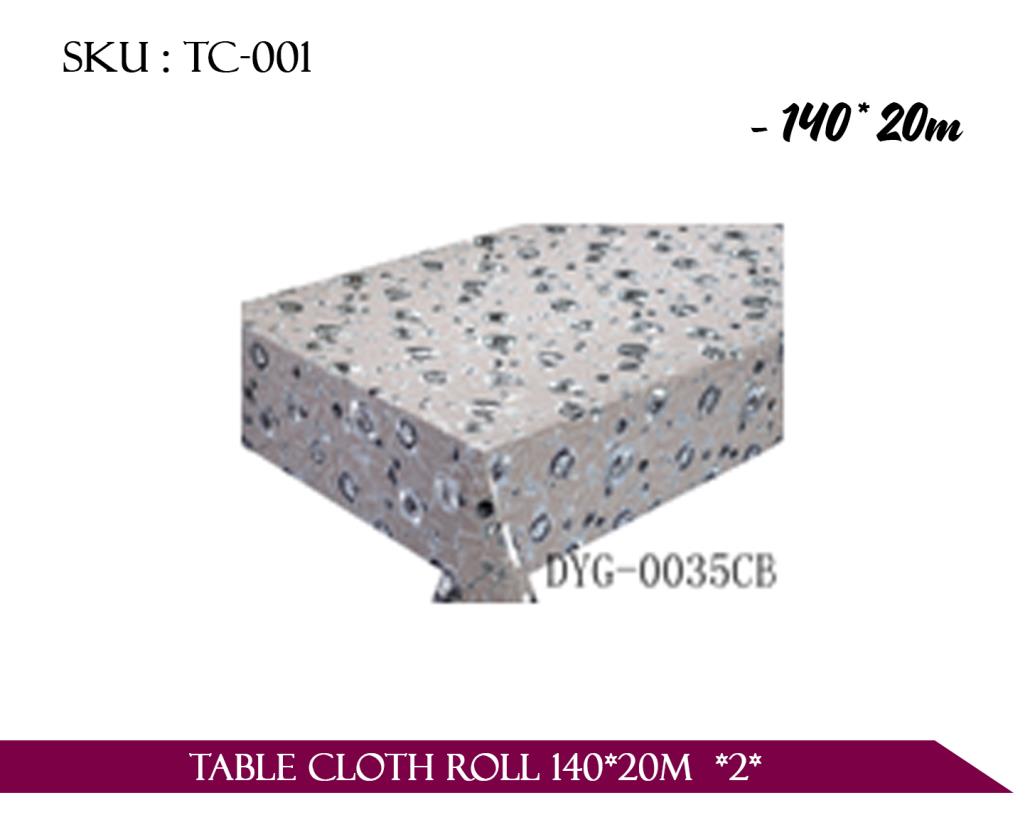 TABLE CLOTH ROLL 140*20M *2*