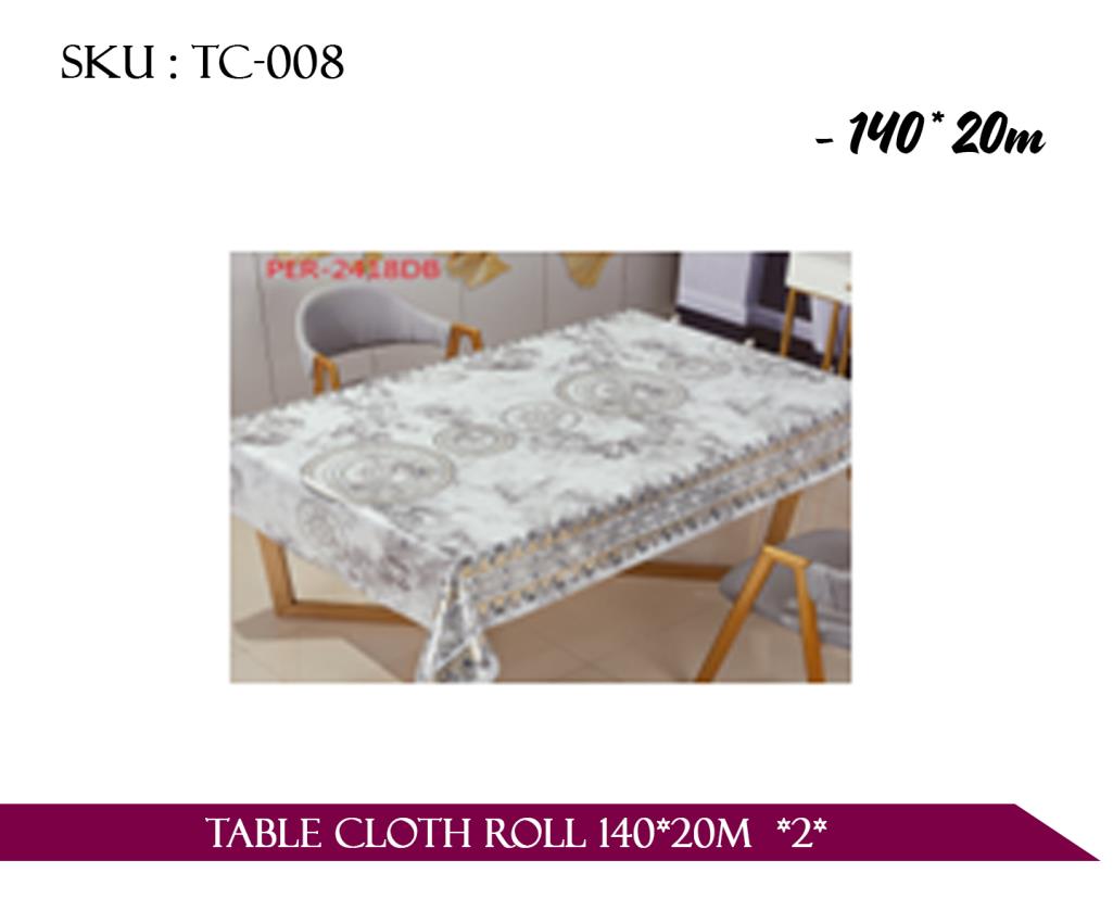 TABLE CLOTH ROLL 140*20M *2*